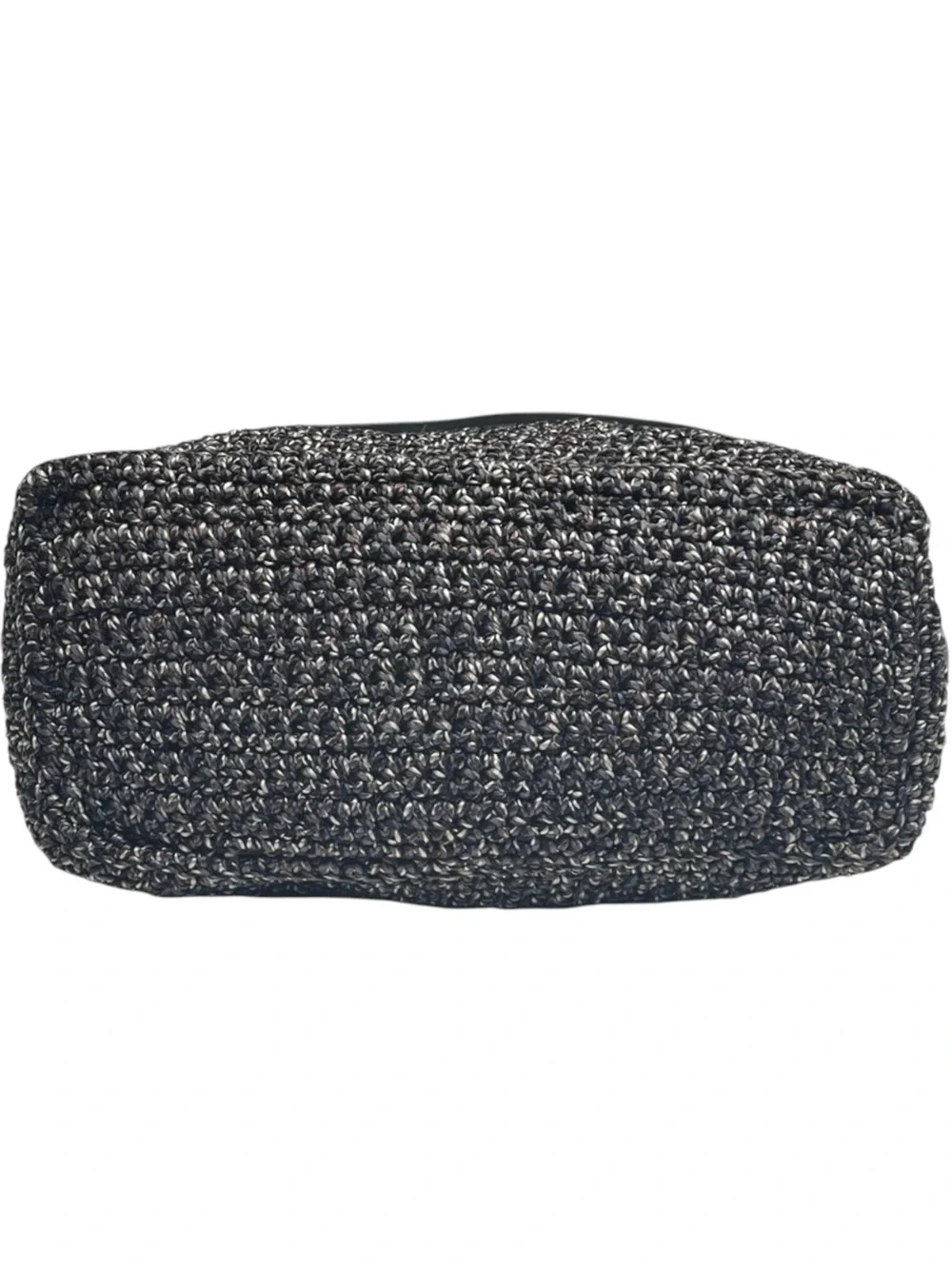 new The Sak ᯾ Indio Small Crochet Tote Handbag Bag ᯾ Urban Static Charcoal Knit
